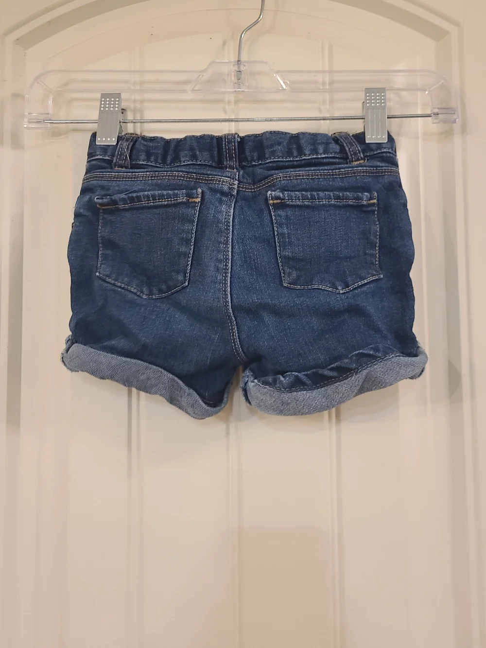 Old Navy Girls Blue Denim Cuffed Shorts Size 4T